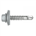 Vis Inox A4 5,5 x 26 + Rondelle VI 19 - pour métal inf. 6 mm (par 100) Vis Inox A4 5,5 x 26 + Rondelle VI 19 - pour métal inf. 6 mm (par 100)