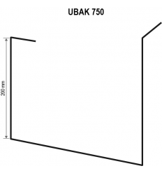 SUPPORT métal ventilé UBAK 750 pour Lanterneaux