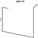 SUPPORT métal ventilé UBAK 750 pour Lanterneaux