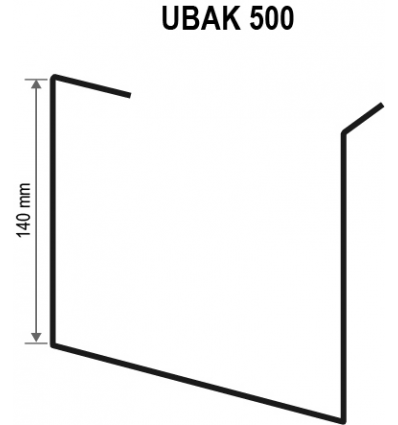 SUPPORT métal ventilé UBAK 500  pour Lanterneaux