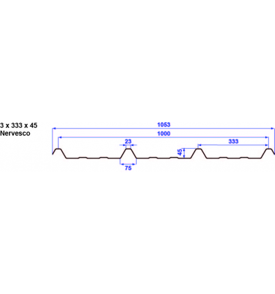 ONDEX HR     3/45NVO 1053 3/333/45 Nervesco Translucide DIFFU100