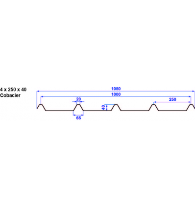 ONDEX HR     4/40COB 1050 Cobacier(sans nrv) Translucide DIFFU100