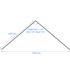 ONDEX LANTERNEAUX Nw5 150/45 2X2000 Translucide DIFFU100 2