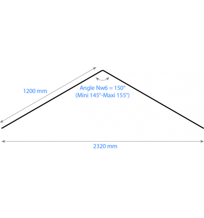 ONDEX LANTERNEAUX Nw6 150/45 2X1200 Translucide DIFFU100