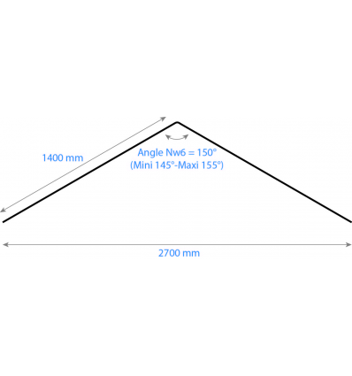 ONDEX LANTERNEAUX Nw6 150/45 2X1400 Translucide DIFFU100