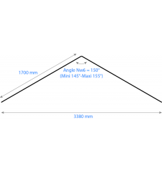 RENOLIT ONDEX LANTERNEAUX Nw6 150/45 2X1700 Translucide DIFFU100 2