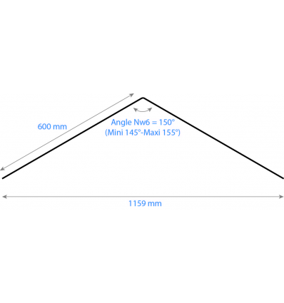 ONDEX LANTERNEAUX Nw6 150/45 2X600 Translucide DIFFU100