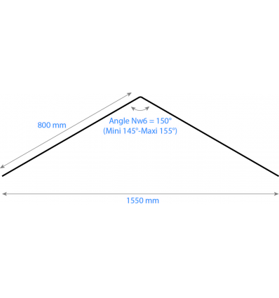 ONDEX LANTERNEAUX Nw6 150/45 2X800 Translucide DIFFU100
